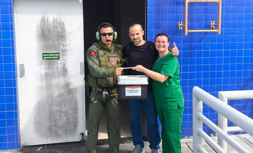 Coração captado em Campina Grande é transportado para transplante em Santa Rita