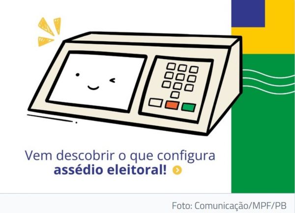 Assédio eleitoral no trabalho em material institucional de prevenção divulgado pelo Ministério Público na Paraíba