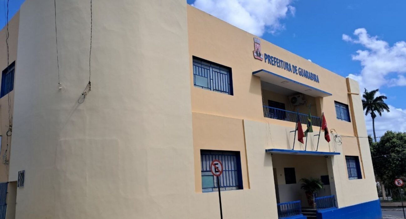 Prédio da Prefeitura de Guarabira em imagem de arquivo