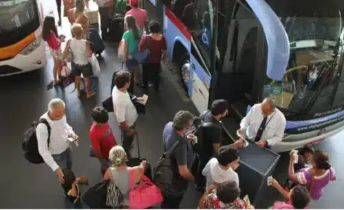 Rodoviária na Paraíba em imagem de arquivo sobre o transporte gratuito nas eleições na Paraíba
