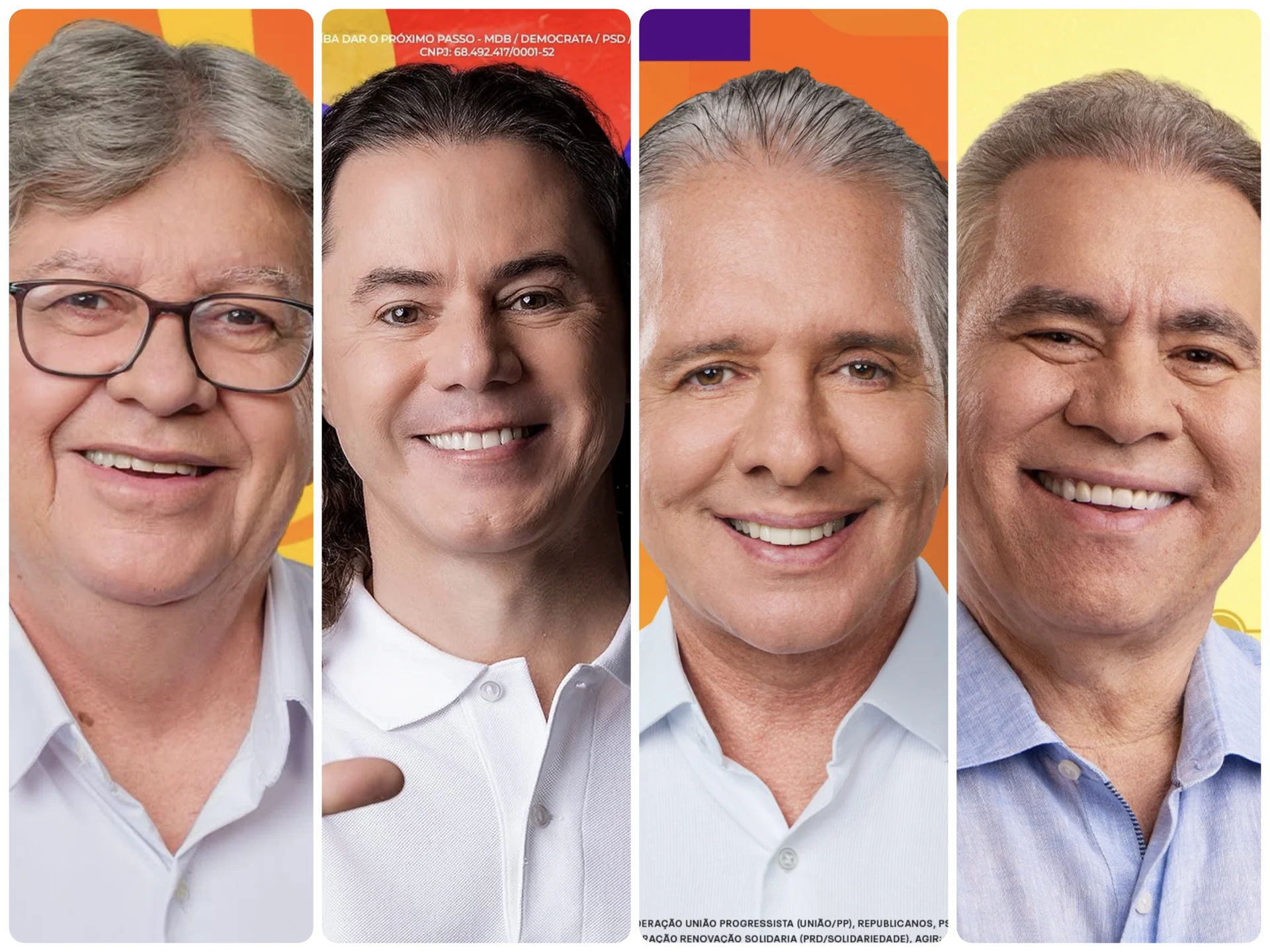 Candidatos na Pesquisa Data Ranking para o Senado em Campina Grande