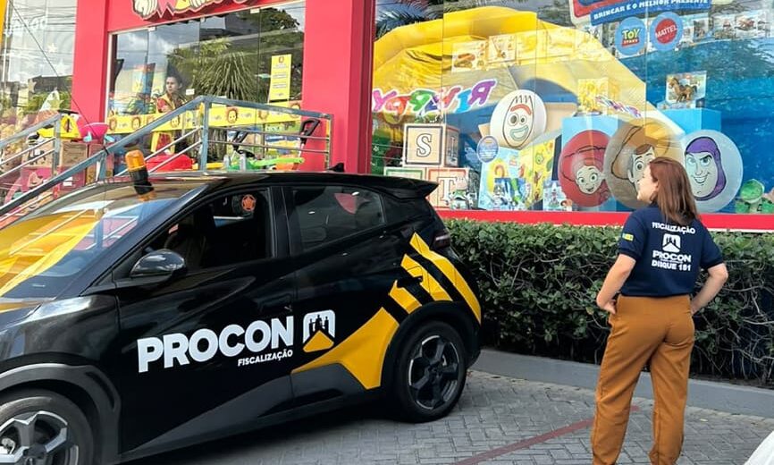 Pesquisa de preços de brinquedos do Procon-CG para o Dia das Crianças em Campina Grande