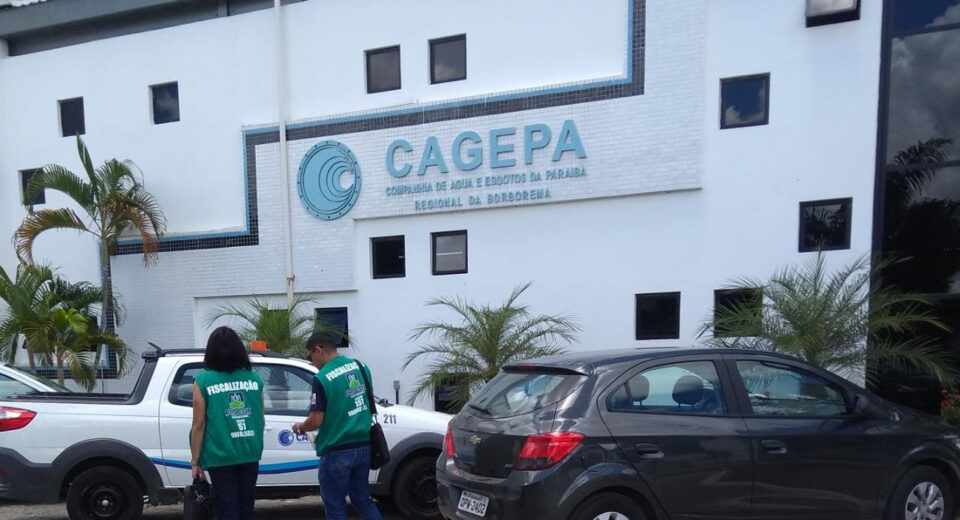 Fiscalização em unidade da Cagepa em imagem de arquivo relacionada ao ranking de reclamações do Procon-CG