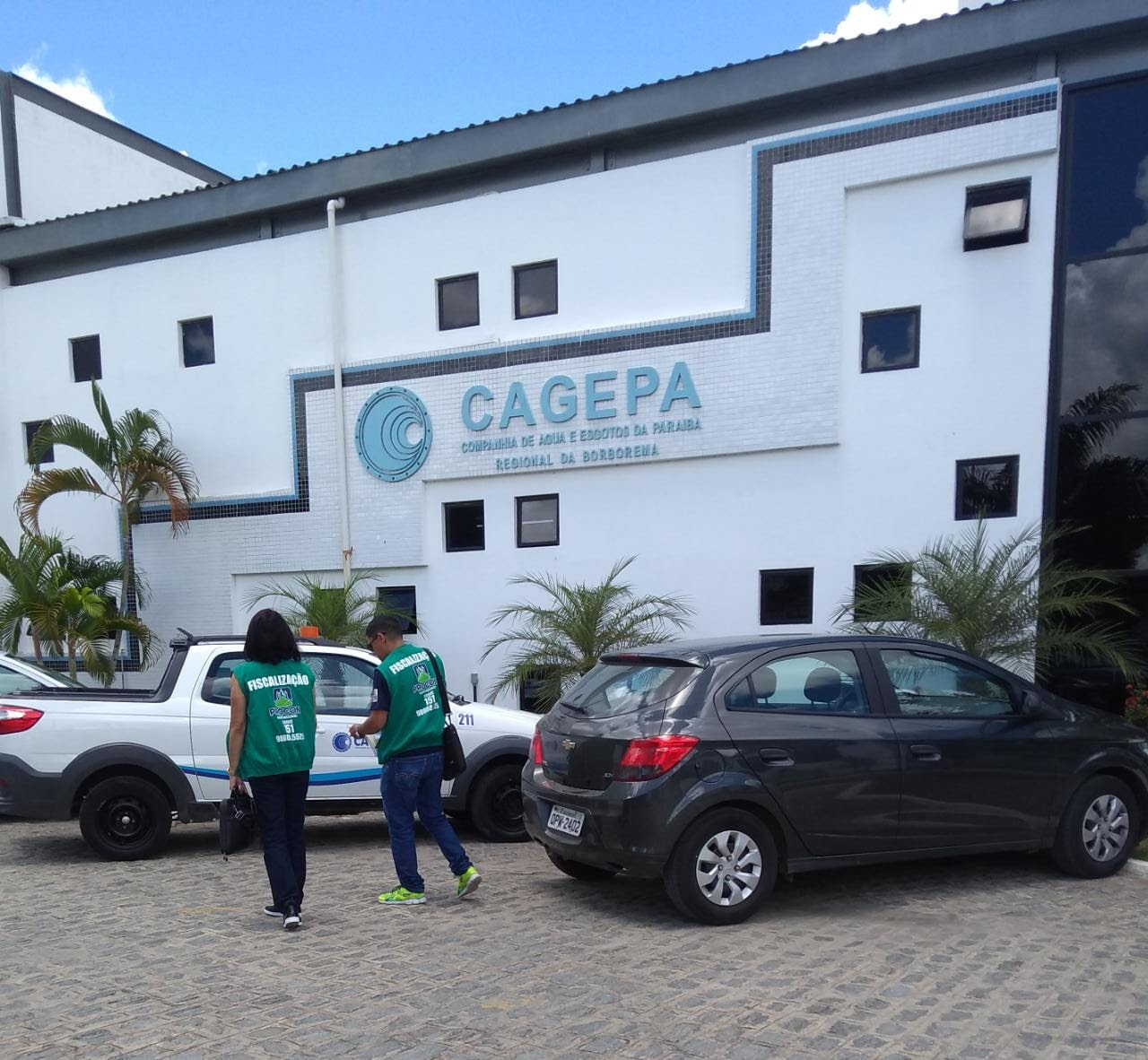 Fiscalização em unidade da Cagepa em imagem de arquivo relacionada ao ranking de reclamações do Procon-CG